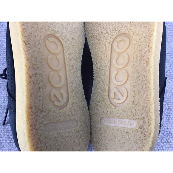 ECCO Crepetray Shoes Women’s Sz US 10/EU 41 Black Suede Derby Casual Gum Outsole - Picture 13 of 14